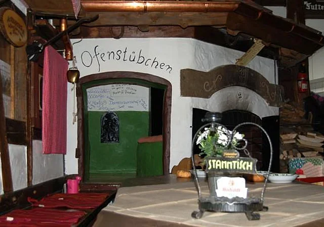 Blick zum Ofenstübchen