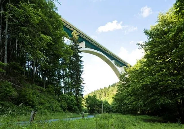Autobahnbrücke Wilde Gera A71