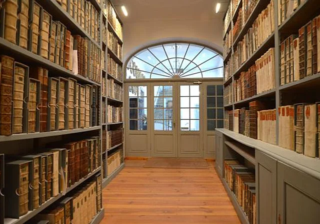OLB - Bibliothek in Görlitz, Milich´sche Bibliothek, Eingangstür