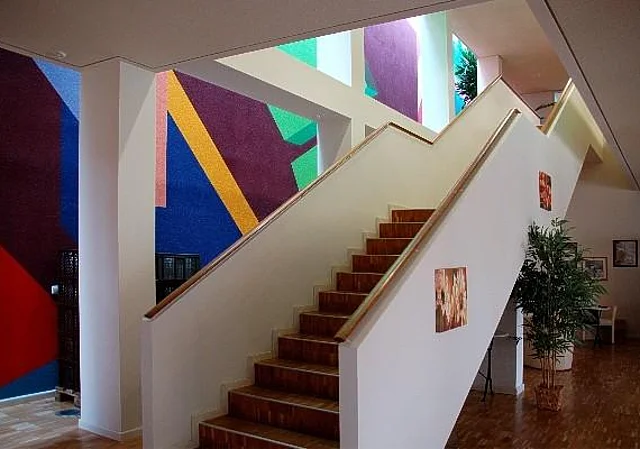 Treppe ins Obergeschoss