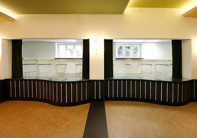 Kulturhaus Aue, Garderoben