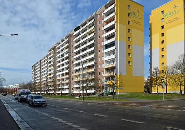 Stendal Stadtsee, Stadtseeallee nach Westen