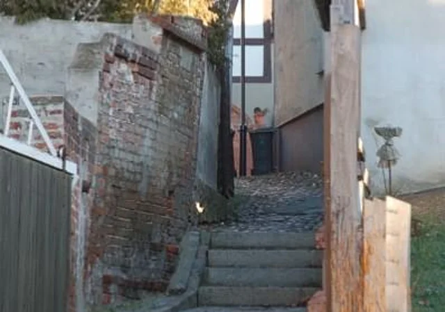 Treppe zur Weinbergstraße, nach Norden