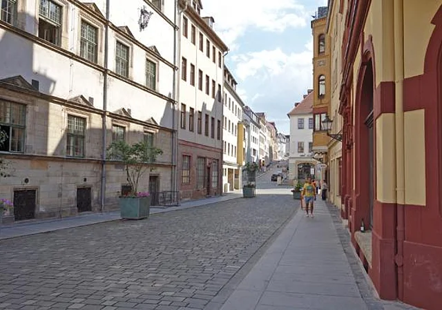 Moritzstraße Blick zum Topfmarkt