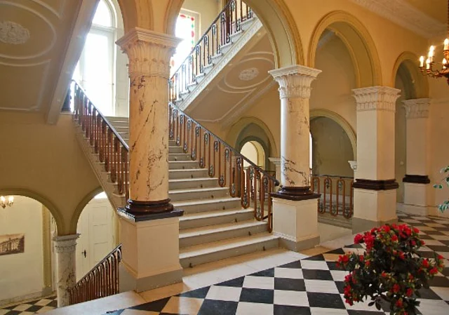 Neues Schloss Tangerhütte, 1.OG, Treppenhaus